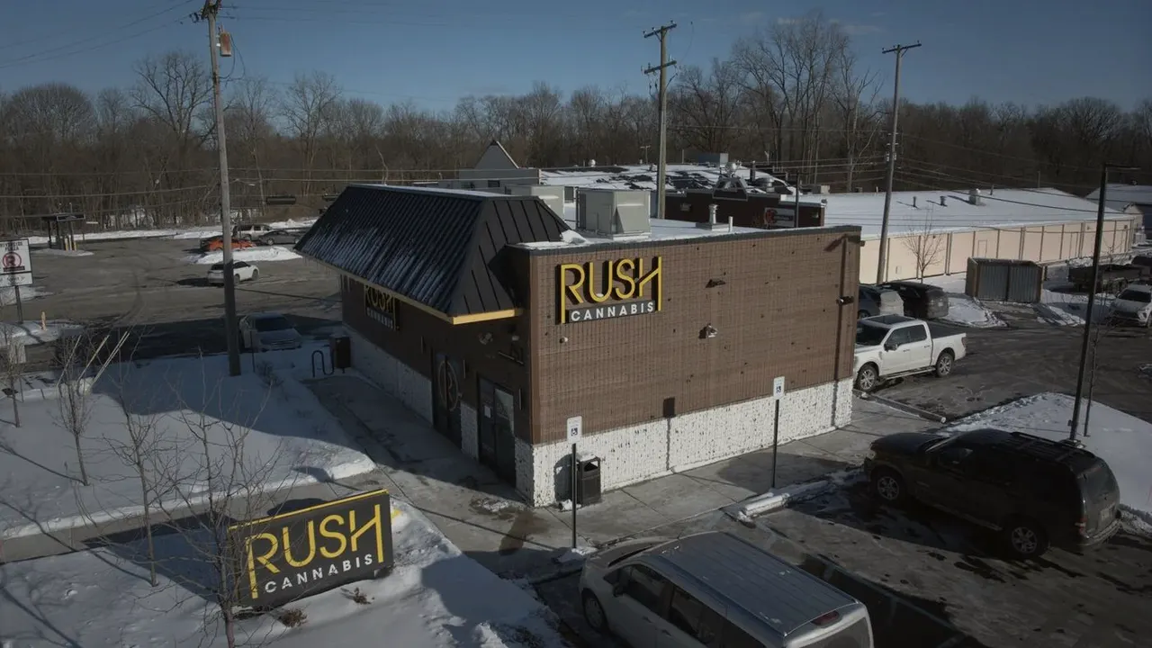 RUSH Cannabis Saline storefront